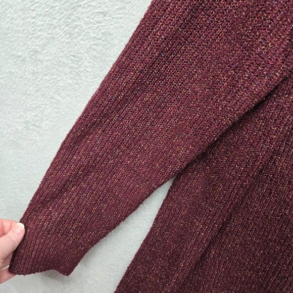 Lane Bryant 18/20 Plus Size Sweater Crew neck Long Sleeve Metalic threading - Picture 4 of 8